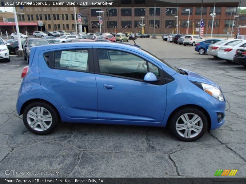 Denim (Blue) / Dark Pewter/Silver 2013 Chevrolet Spark LT