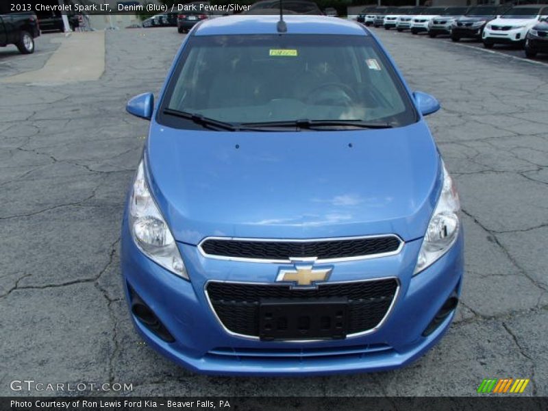 Denim (Blue) / Dark Pewter/Silver 2013 Chevrolet Spark LT