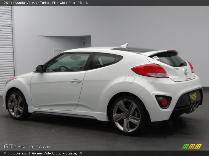 Elite White Pearl / Black 2013 Hyundai Veloster Turbo