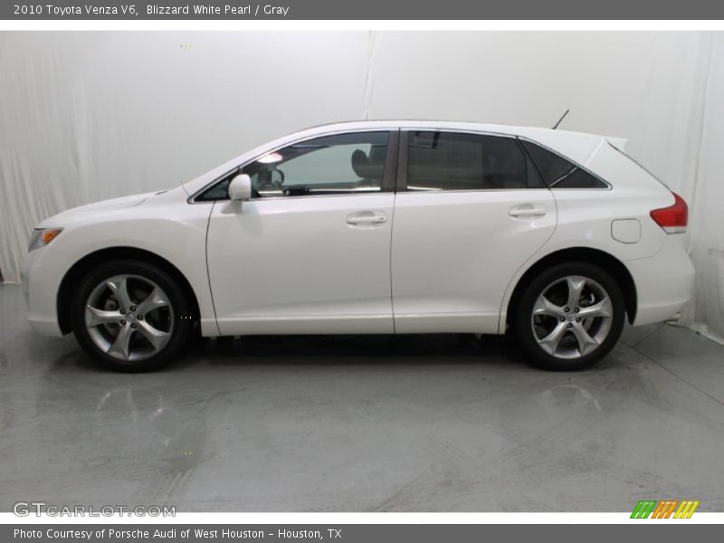 Blizzard White Pearl / Gray 2010 Toyota Venza V6
