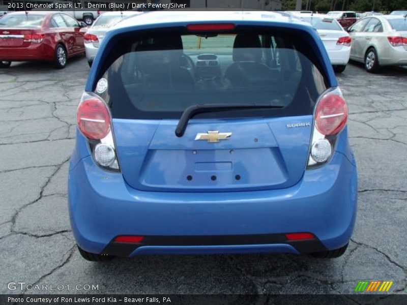 Denim (Blue) / Dark Pewter/Silver 2013 Chevrolet Spark LT