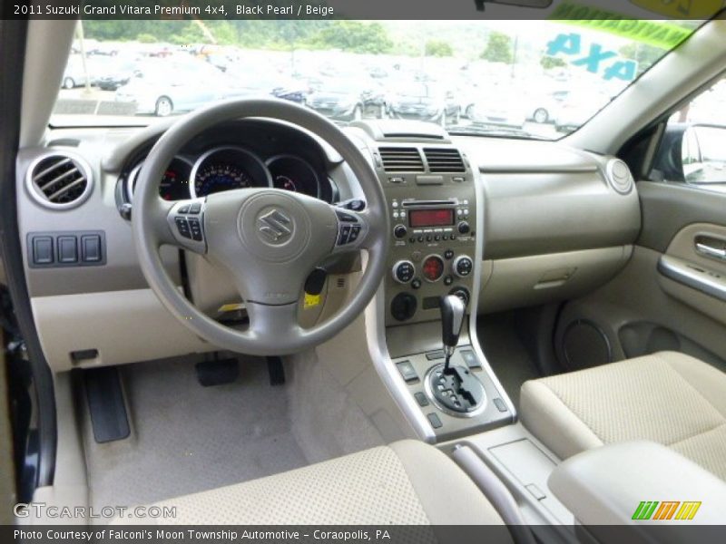 Black Pearl / Beige 2011 Suzuki Grand Vitara Premium 4x4