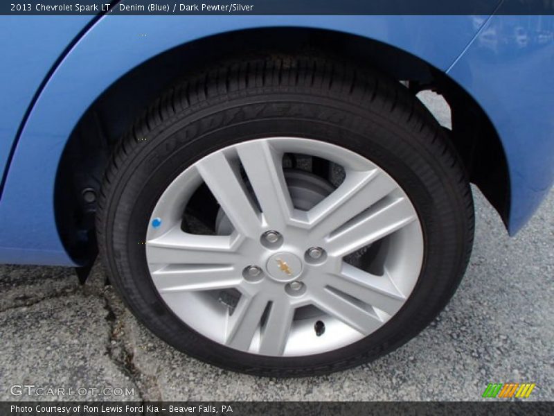 Denim (Blue) / Dark Pewter/Silver 2013 Chevrolet Spark LT