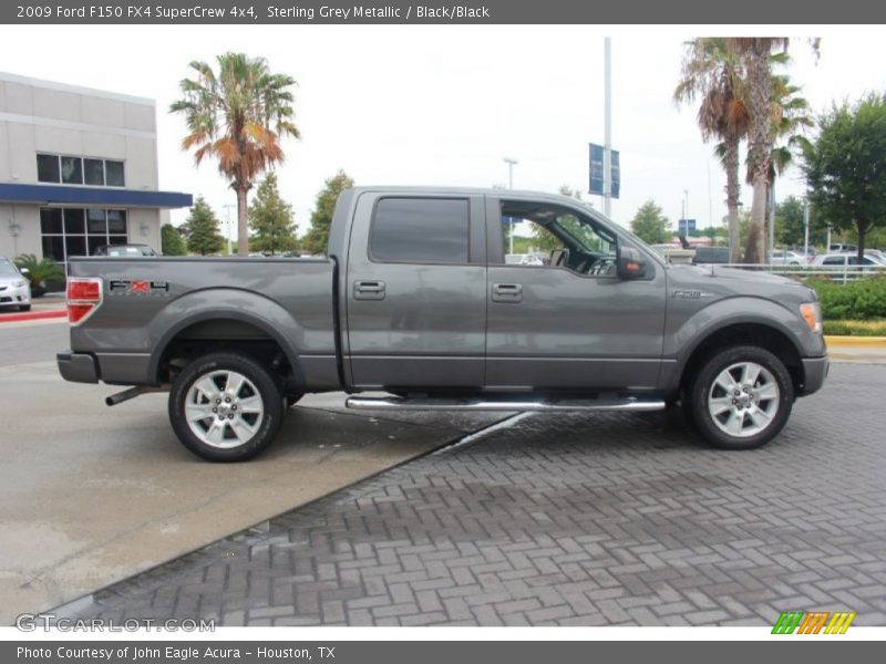 Sterling Grey Metallic / Black/Black 2009 Ford F150 FX4 SuperCrew 4x4