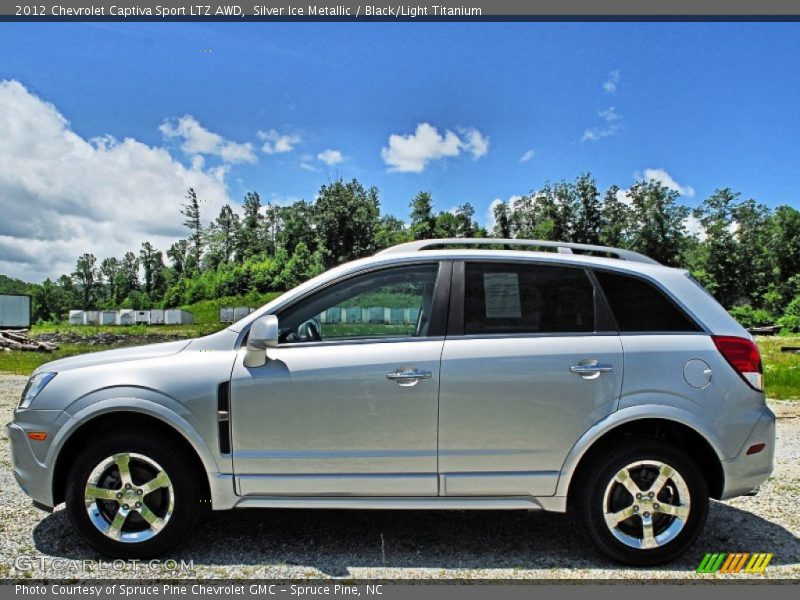 Silver Ice Metallic / Black/Light Titanium 2012 Chevrolet Captiva Sport LTZ AWD