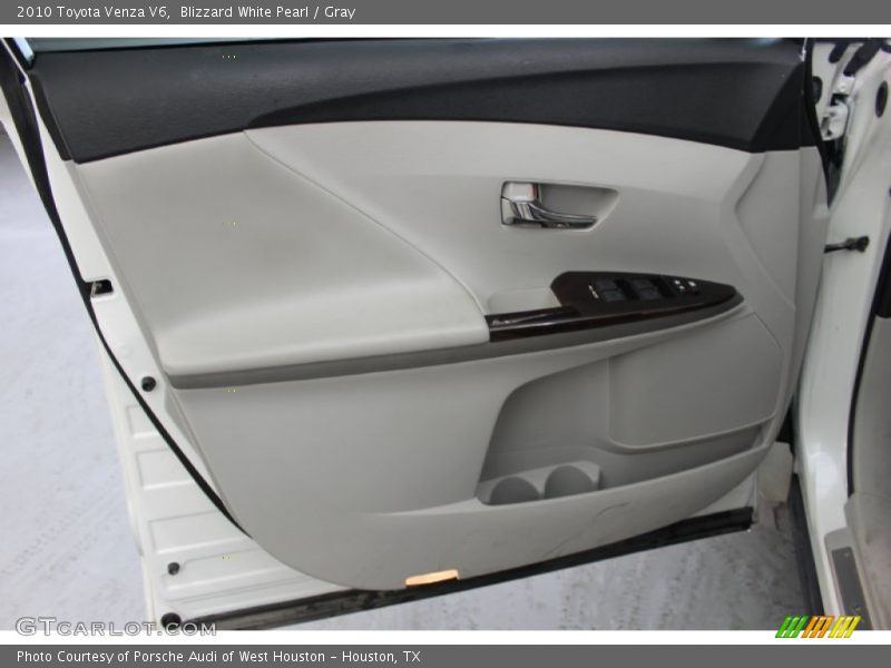 Blizzard White Pearl / Gray 2010 Toyota Venza V6