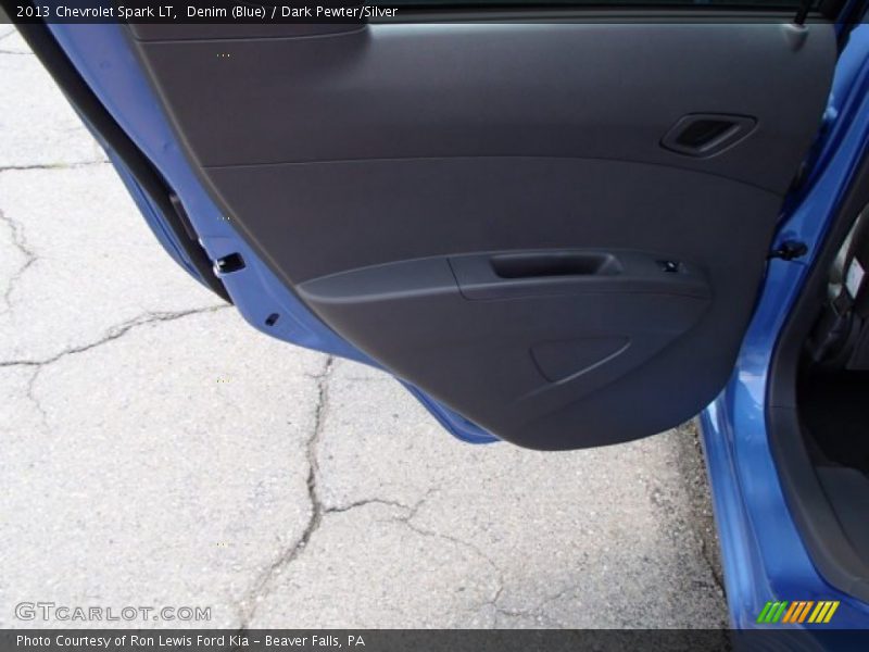 Denim (Blue) / Dark Pewter/Silver 2013 Chevrolet Spark LT