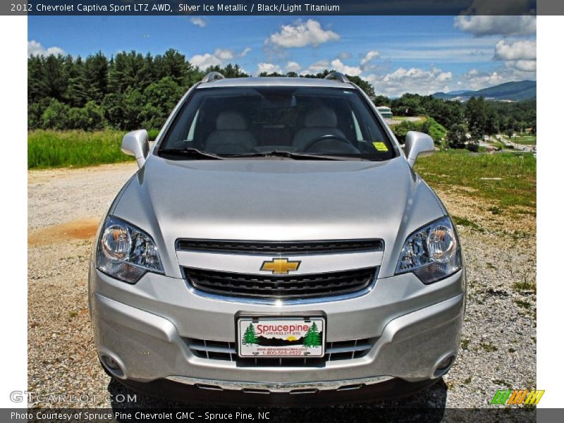 Silver Ice Metallic / Black/Light Titanium 2012 Chevrolet Captiva Sport LTZ AWD