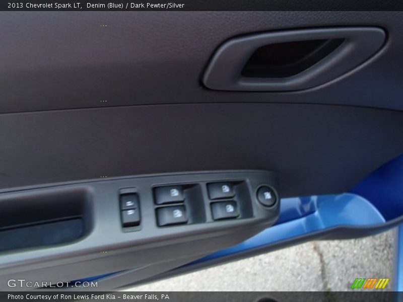 Denim (Blue) / Dark Pewter/Silver 2013 Chevrolet Spark LT