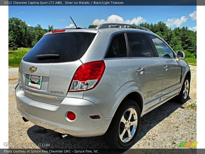 Silver Ice Metallic / Black/Light Titanium 2012 Chevrolet Captiva Sport LTZ AWD