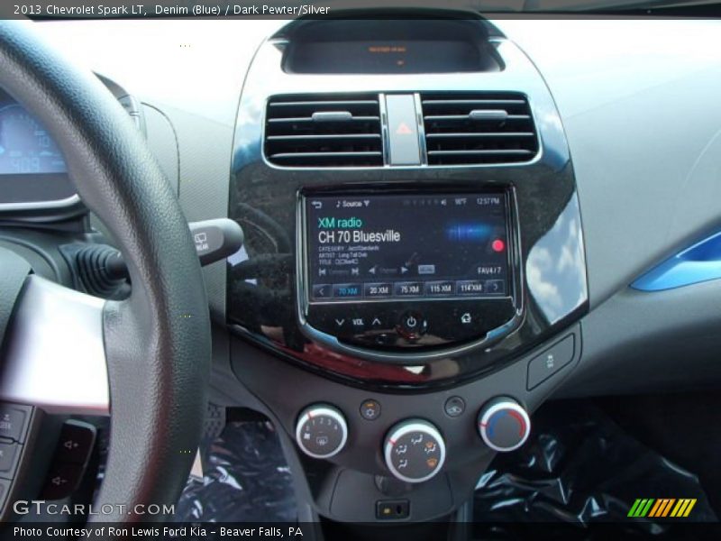 Denim (Blue) / Dark Pewter/Silver 2013 Chevrolet Spark LT