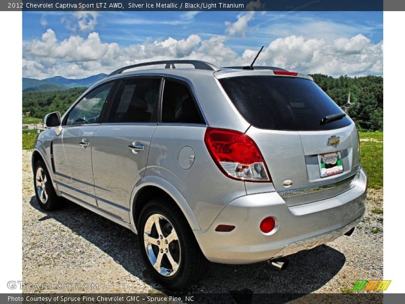 Silver Ice Metallic / Black/Light Titanium 2012 Chevrolet Captiva Sport LTZ AWD