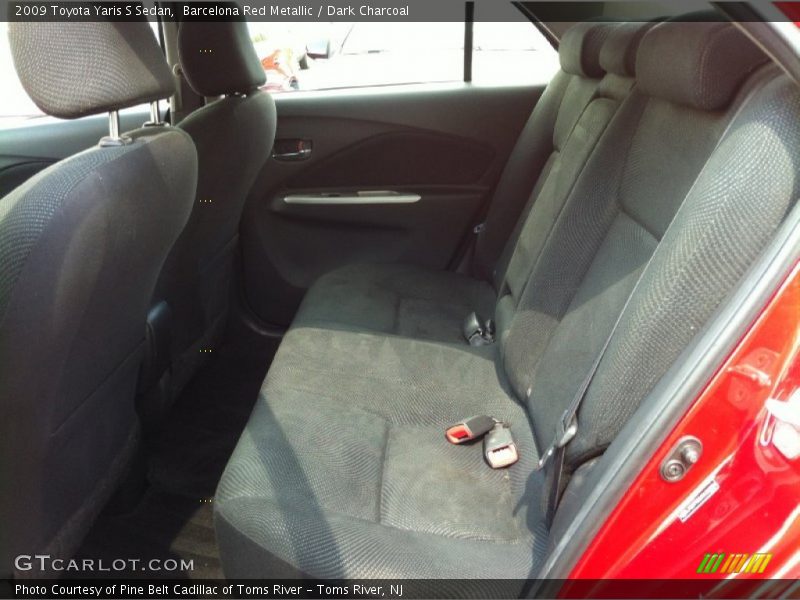 Barcelona Red Metallic / Dark Charcoal 2009 Toyota Yaris S Sedan