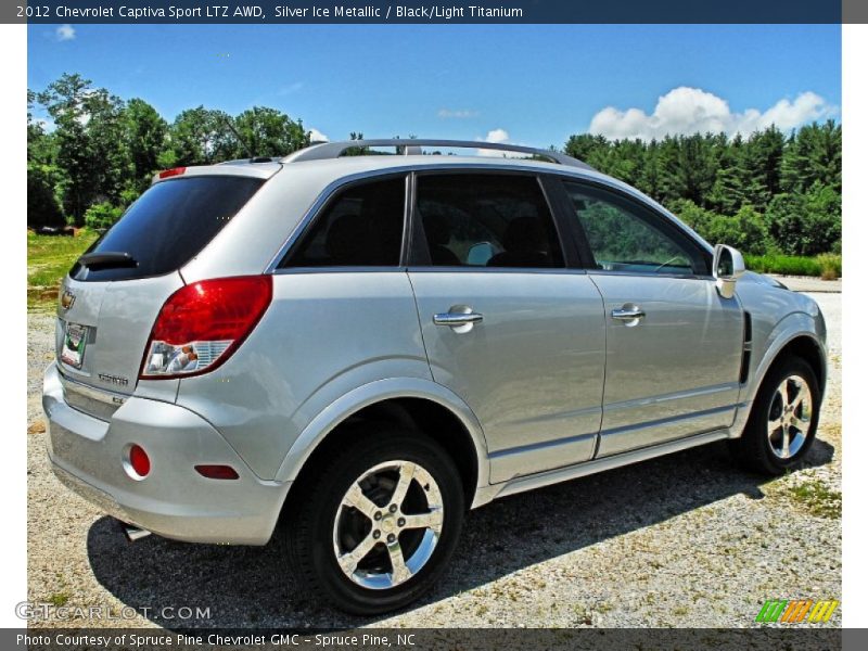 Silver Ice Metallic / Black/Light Titanium 2012 Chevrolet Captiva Sport LTZ AWD