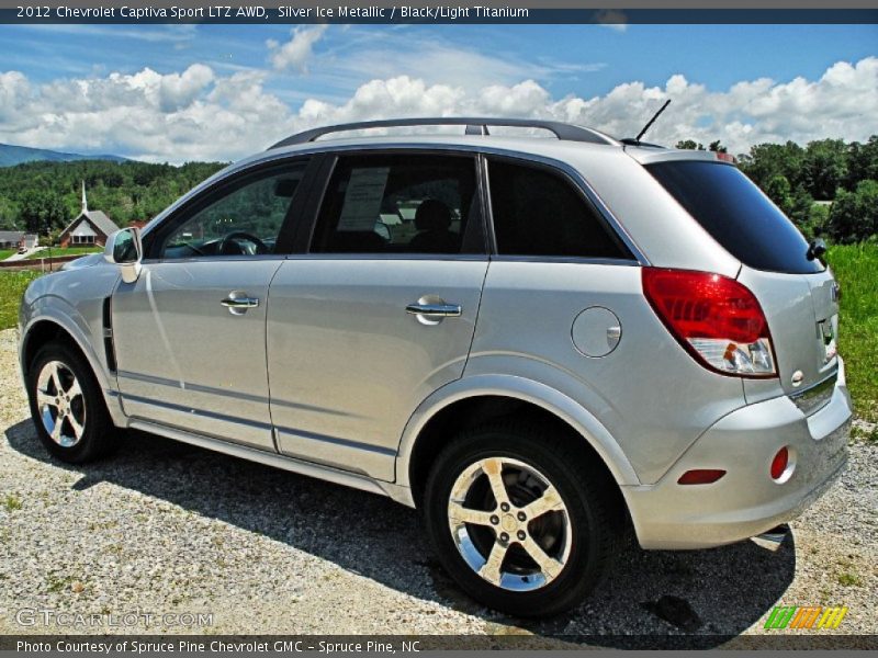 Silver Ice Metallic / Black/Light Titanium 2012 Chevrolet Captiva Sport LTZ AWD