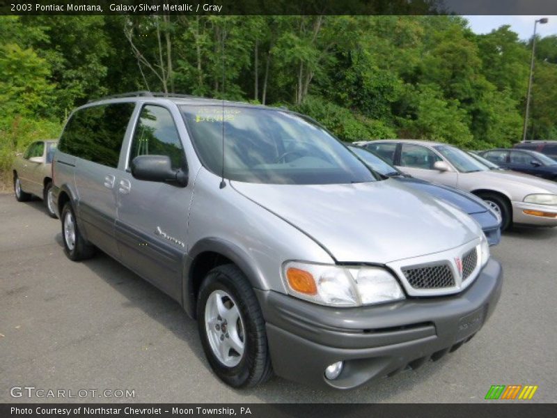 Galaxy Silver Metallic / Gray 2003 Pontiac Montana