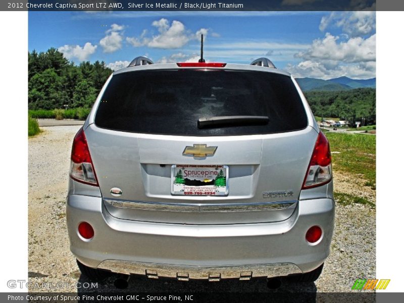 Silver Ice Metallic / Black/Light Titanium 2012 Chevrolet Captiva Sport LTZ AWD
