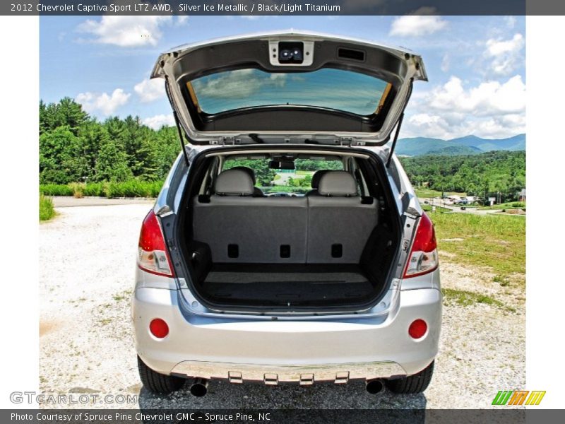 Silver Ice Metallic / Black/Light Titanium 2012 Chevrolet Captiva Sport LTZ AWD