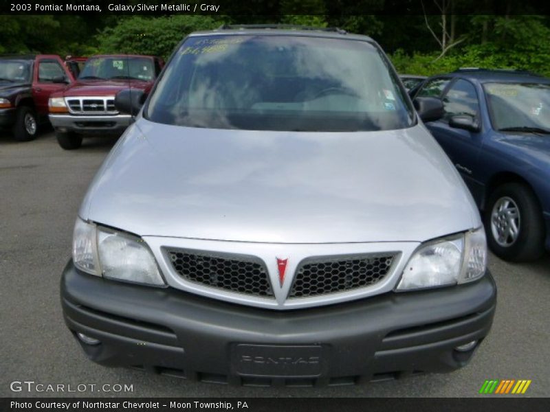 Galaxy Silver Metallic / Gray 2003 Pontiac Montana