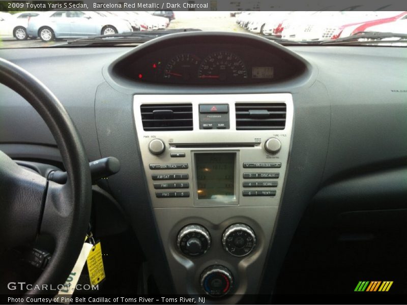 Barcelona Red Metallic / Dark Charcoal 2009 Toyota Yaris S Sedan