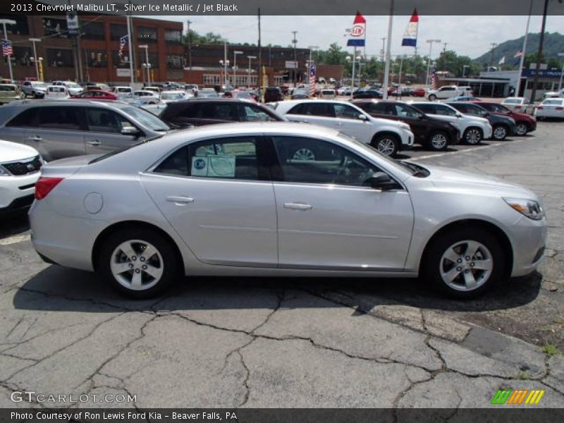 Silver Ice Metallic / Jet Black 2013 Chevrolet Malibu LT