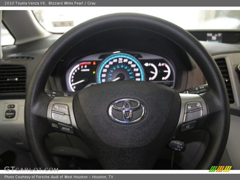 Blizzard White Pearl / Gray 2010 Toyota Venza V6