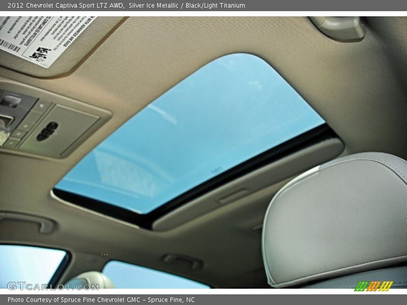 Sunroof of 2012 Captiva Sport LTZ AWD