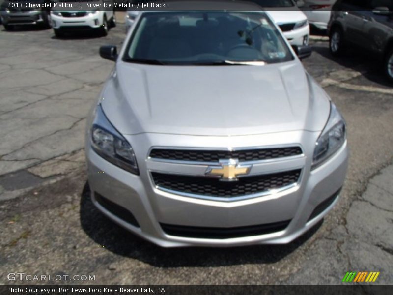 Silver Ice Metallic / Jet Black 2013 Chevrolet Malibu LT