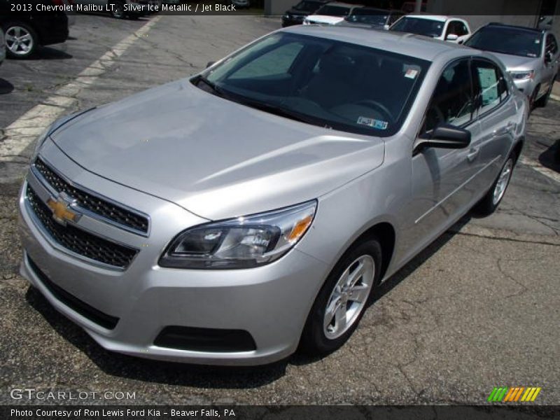 Silver Ice Metallic / Jet Black 2013 Chevrolet Malibu LT