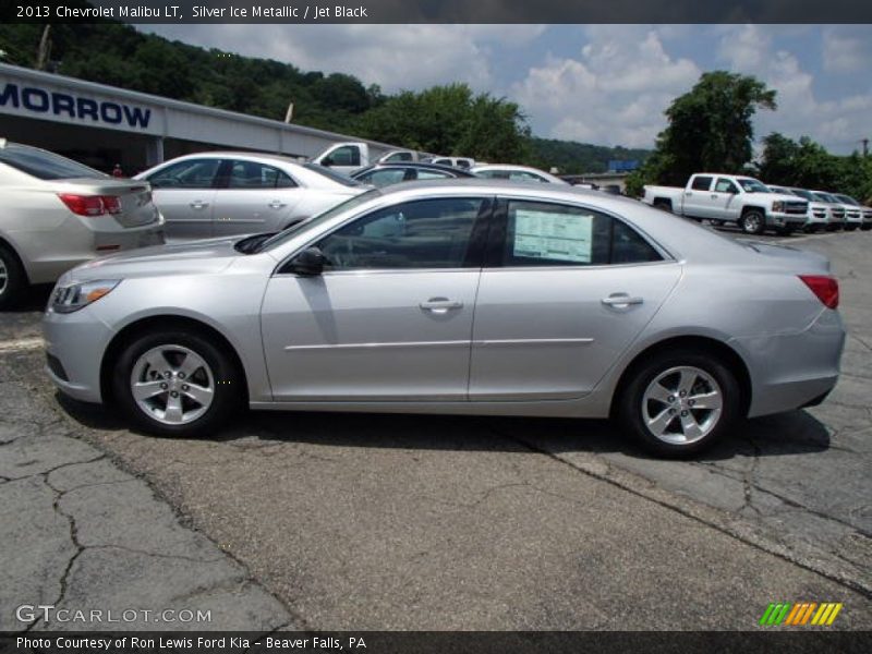 Silver Ice Metallic / Jet Black 2013 Chevrolet Malibu LT