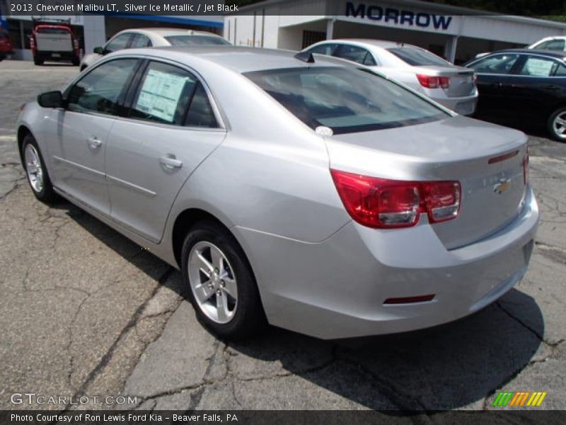 Silver Ice Metallic / Jet Black 2013 Chevrolet Malibu LT