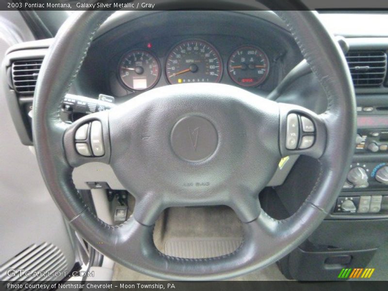 Galaxy Silver Metallic / Gray 2003 Pontiac Montana