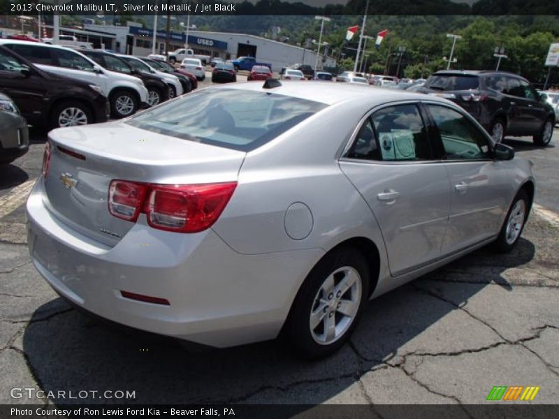 Silver Ice Metallic / Jet Black 2013 Chevrolet Malibu LT