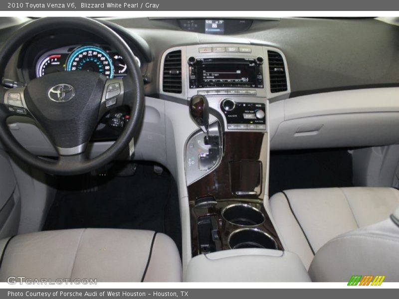 Blizzard White Pearl / Gray 2010 Toyota Venza V6