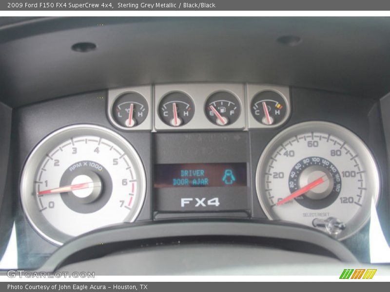 Sterling Grey Metallic / Black/Black 2009 Ford F150 FX4 SuperCrew 4x4