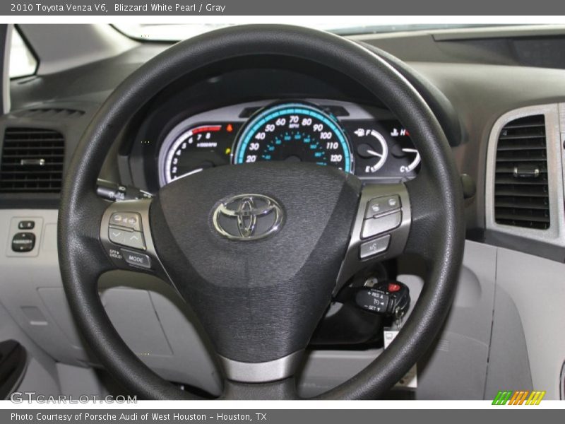 Blizzard White Pearl / Gray 2010 Toyota Venza V6