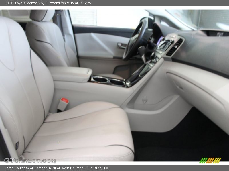Blizzard White Pearl / Gray 2010 Toyota Venza V6