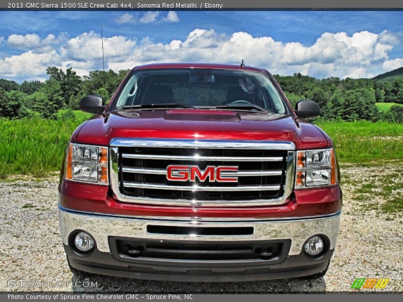 Sonoma Red Metallic / Ebony 2013 GMC Sierra 1500 SLE Crew Cab 4x4