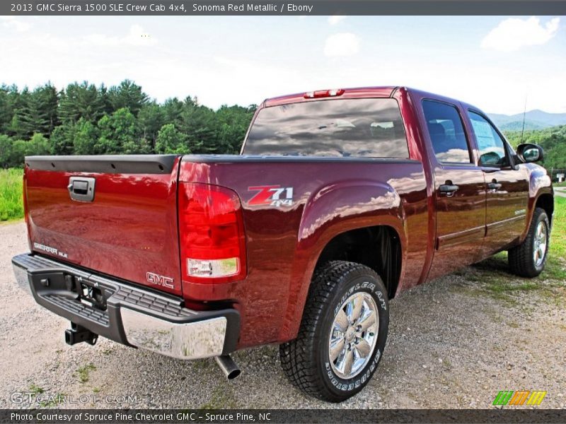 Sonoma Red Metallic / Ebony 2013 GMC Sierra 1500 SLE Crew Cab 4x4