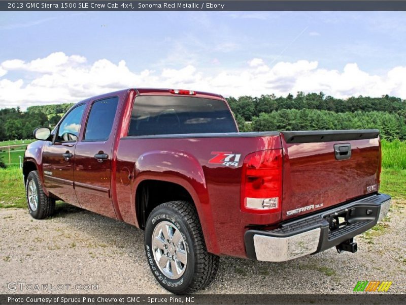 Sonoma Red Metallic / Ebony 2013 GMC Sierra 1500 SLE Crew Cab 4x4