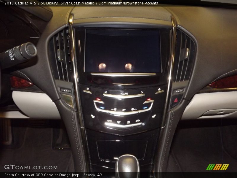 Silver Coast Metallic / Light Platinum/Brownstone Accents 2013 Cadillac ATS 2.5L Luxury
