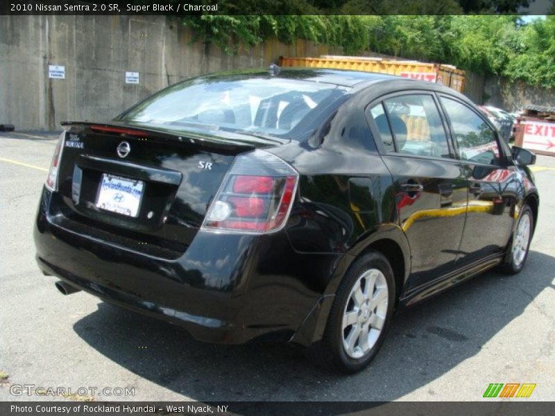 Super Black / Charcoal 2010 Nissan Sentra 2.0 SR
