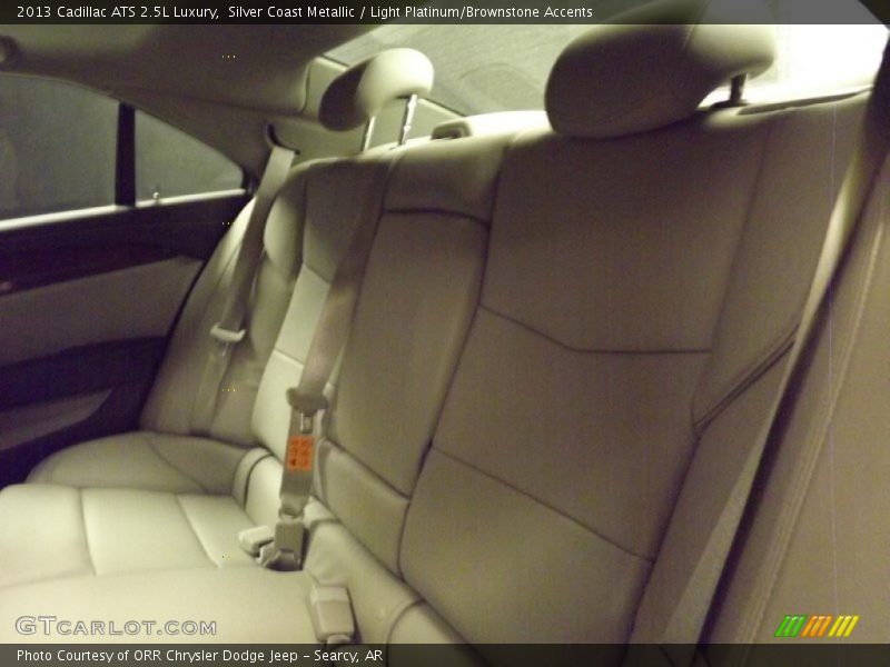 Silver Coast Metallic / Light Platinum/Brownstone Accents 2013 Cadillac ATS 2.5L Luxury