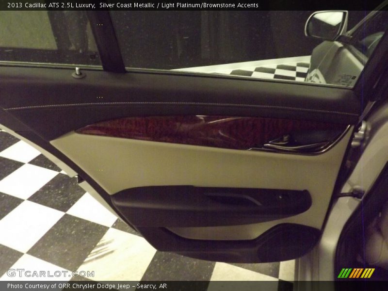 Silver Coast Metallic / Light Platinum/Brownstone Accents 2013 Cadillac ATS 2.5L Luxury