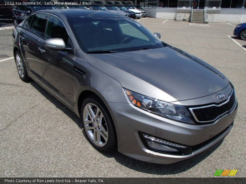 Satin Metal Metallic / Black 2013 Kia Optima SX