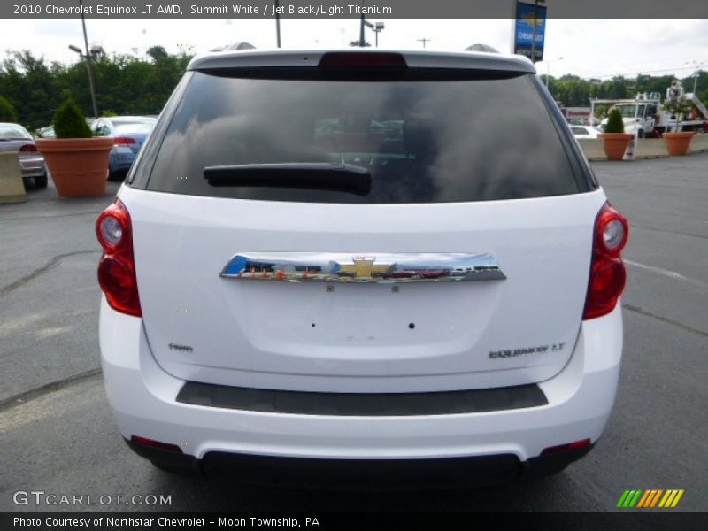 Summit White / Jet Black/Light Titanium 2010 Chevrolet Equinox LT AWD