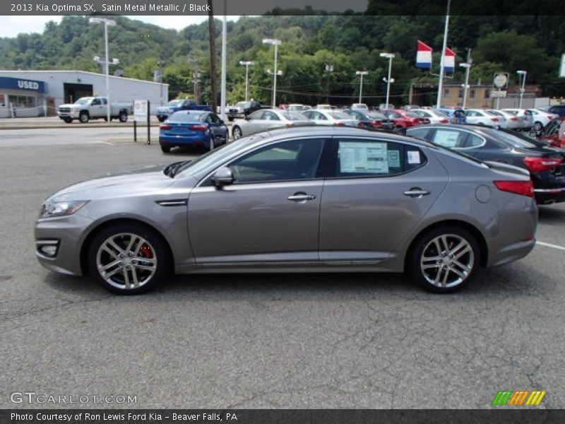 Satin Metal Metallic / Black 2013 Kia Optima SX