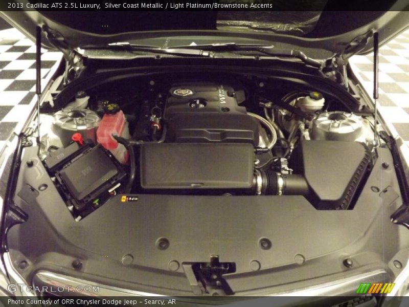 Silver Coast Metallic / Light Platinum/Brownstone Accents 2013 Cadillac ATS 2.5L Luxury