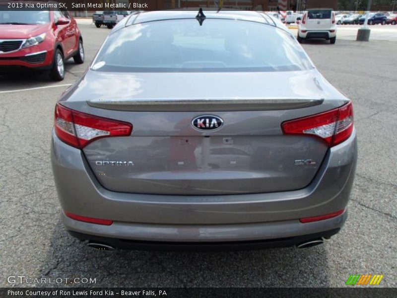 Satin Metal Metallic / Black 2013 Kia Optima SX