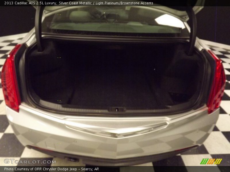 Silver Coast Metallic / Light Platinum/Brownstone Accents 2013 Cadillac ATS 2.5L Luxury